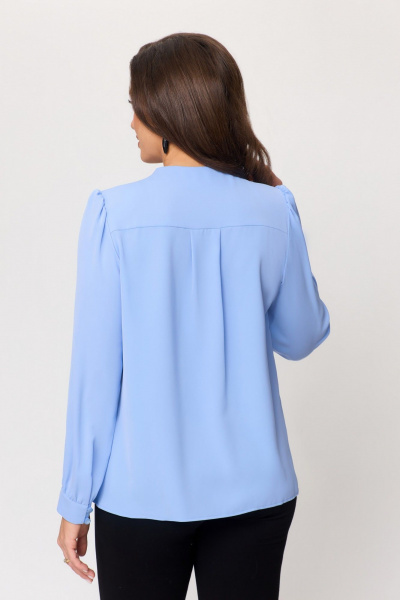 Блуза DaLi 3591а голубая - фото 2