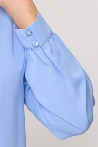 Блуза DaLi 3591а голубая - фото 4