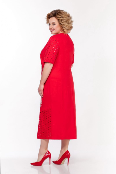 Платье LaKona 1312 красный - фото 3