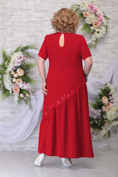 Платье Ninele 5789 красный - фото 2