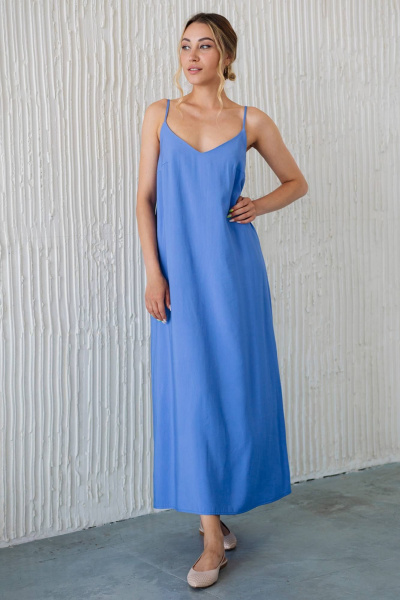 Платье Ivera 1122 синий - фото 2