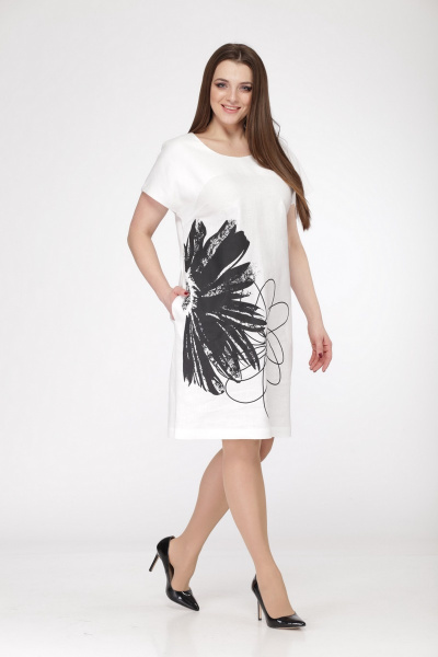 Платье MALI 426 белый - фото 1