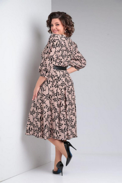 Платье Милора-стиль 1180 бежевый - фото 2