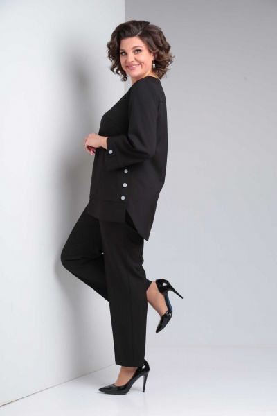 Блуза, брюки Асолия 1415 черный - фото 5
