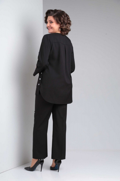 Блуза, брюки Асолия 1415 черный - фото 4