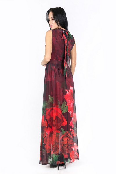 Платье Daloria 1359 черно-красный - фото 2