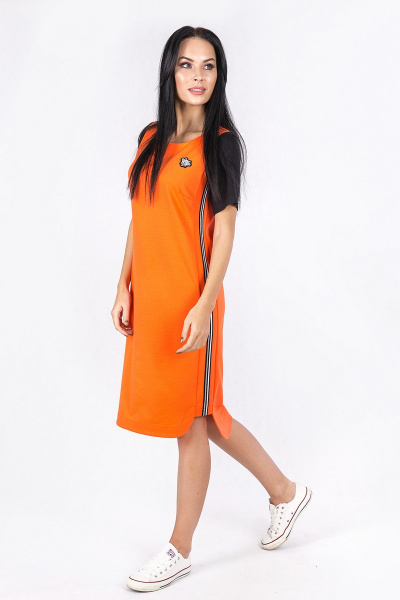 Платье Daloria 1389 оранжевый - фото 1