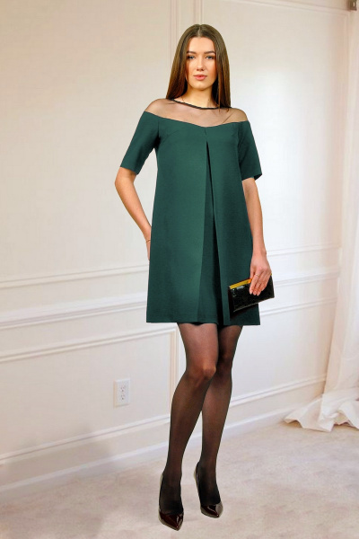 Платье Talia fashion Пл-080 зеленый - фото 1
