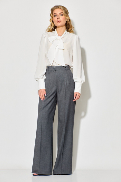 Блуза, брюки Chumakova Fashion 119 серый - фото 6