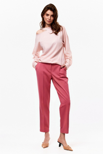 Блуза, брюки KaVaRi 8021 розовый - фото 1