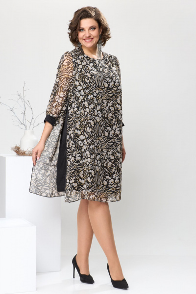 Платье Romanovich Style 1-2628 серый - фото 3
