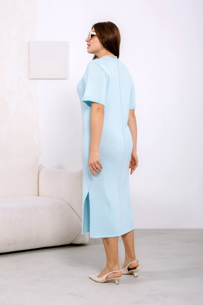 Платье Romgil РВ0015-ХЛ2 бледно-голубой - фото 2