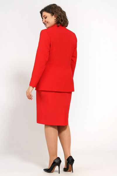 Блуза, жакет, юбка Alani Collection 1888 красный - фото 6