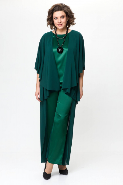 Блуза, брюки Solomeya Lux 960 зеленый - фото 10