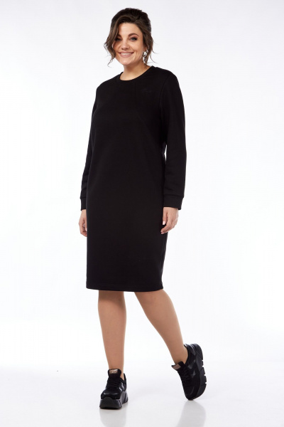Жилет, платье БагираАнТа 933 черный - фото 5