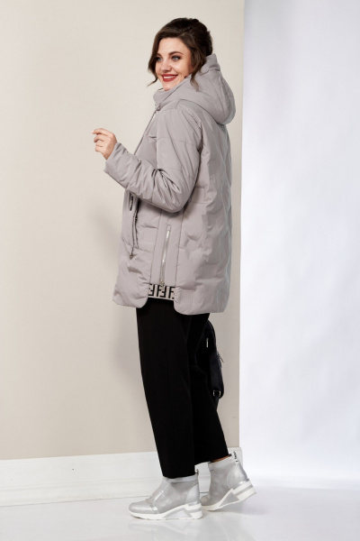 Куртка Shetti 2140 бежево-серый - фото 7