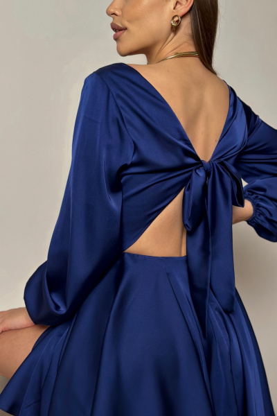 Платье Dilana VIP 2022 синий - фото 11