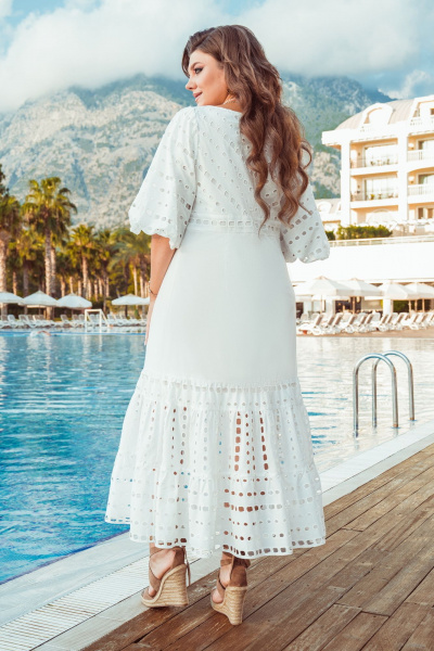 Платье Vittoria Queen 20763 белый - фото 2