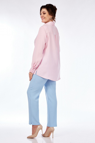 Блуза Элль-стиль 2276а нежно-розовый - фото 6