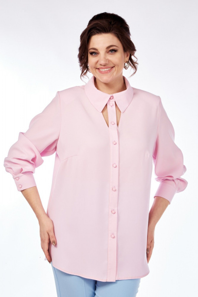 Блуза Элль-стиль 2276а нежно-розовый - фото 2