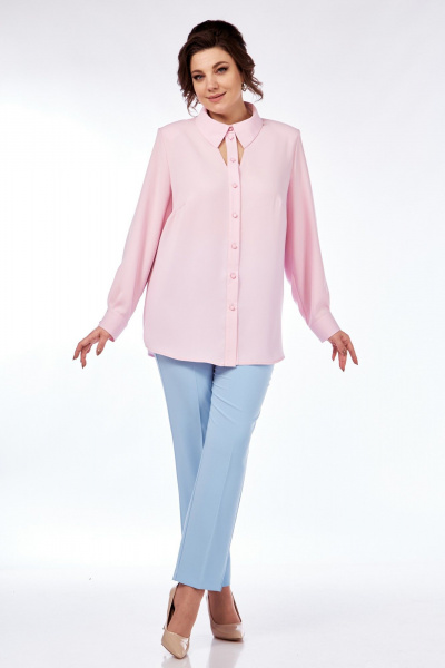 Блуза Элль-стиль 2276а нежно-розовый - фото 5