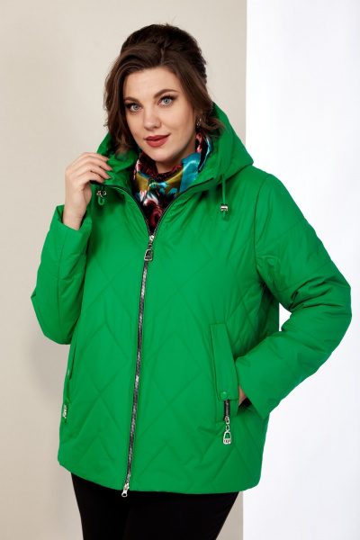 Куртка Shetti 2142 ярко-зеленый - фото 4