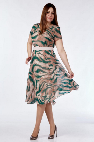 Жакет, платье Милора-стиль 979/1 зеленый - фото 3