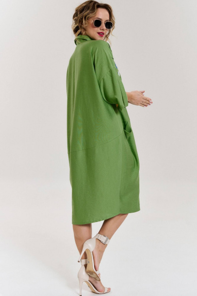 Платье SOVA 11181 зеленый - фото 8