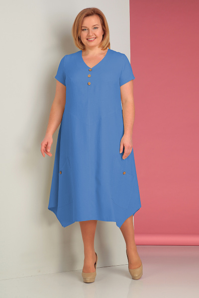 Платье Algranda by Новелла Шарм А2590-синее - фото 1