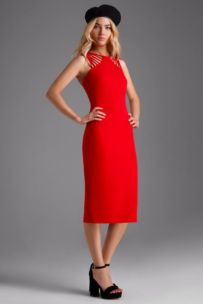 Платье LaVeLa L1673 красный - фото 1