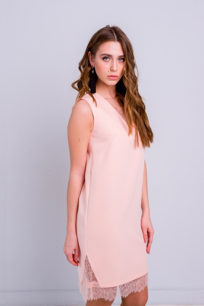 Платье Paula 304 4_розовый - фото 1