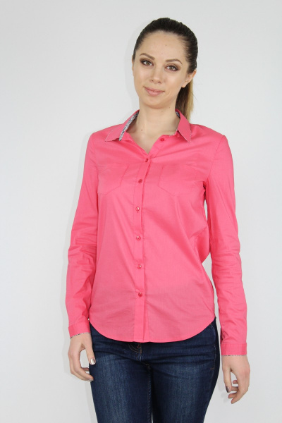 Рубашка VLADOR 300606 розовый - фото 1