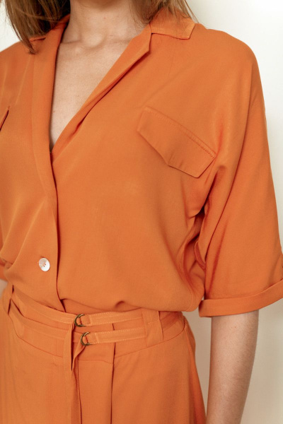 Блуза, юбка Ertanno 2040 оранжевый - фото 12