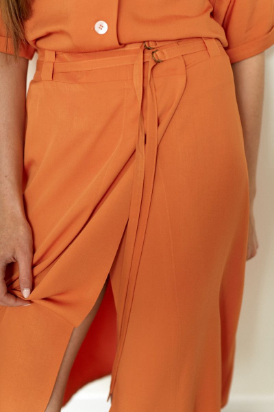 Блуза, юбка Ertanno 2040 оранжевый - фото 10