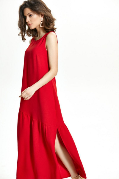 Платье TEZA 1361 красный - фото 2