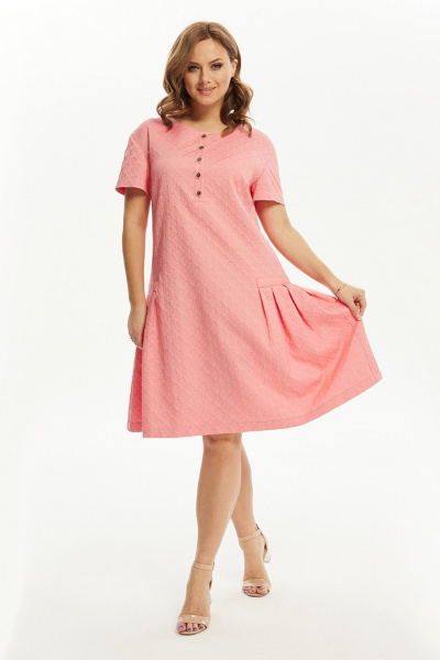 Платье Condra 10068 розовый - фото 3
