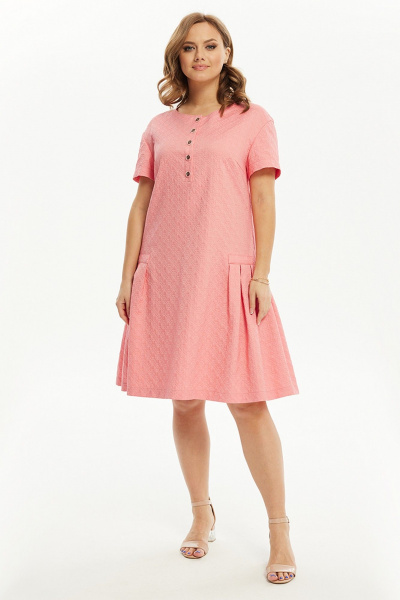 Платье Condra 10068 розовый - фото 2