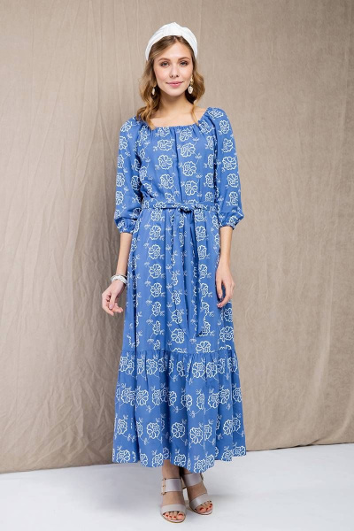 Платье Daloria 1660 голубой - фото 5