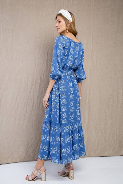 Платье Daloria 1660 голубой - фото 3
