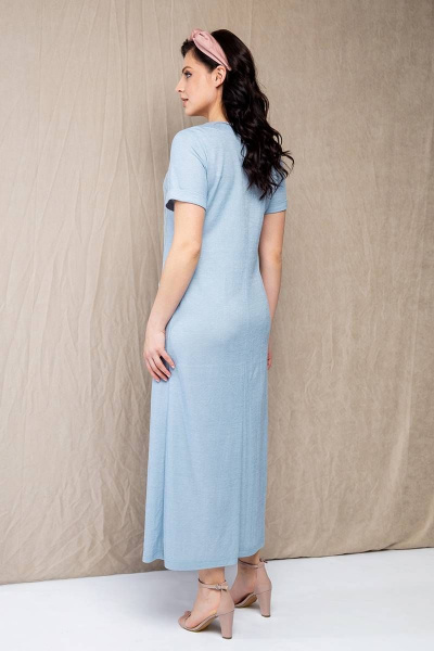 Платье Daloria 1663 голубой - фото 3