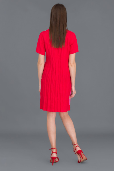 Платье Ружана 148-2 красный - фото 3