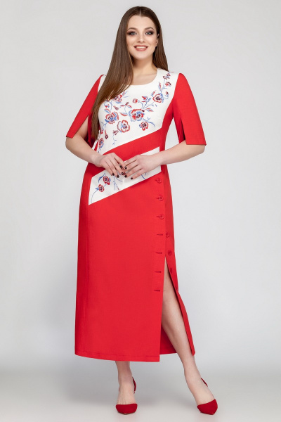 Платье LaKona 1084 красный - фото 1
