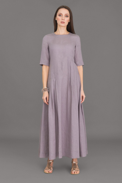 Платье Ружана 288-2 серый - фото 3
