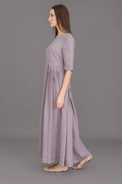 Платье Ружана 288-2 серый - фото 4