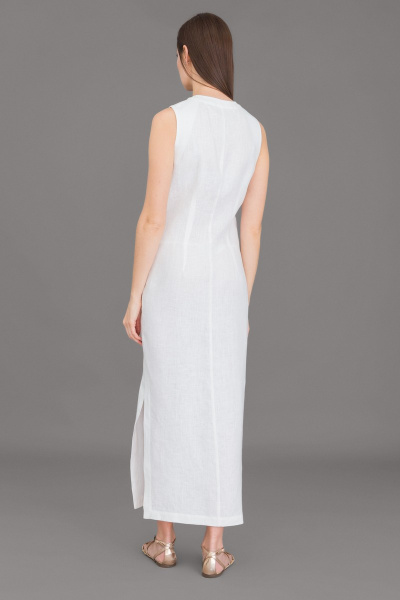 Платье Ружана 322-2 белый - фото 4