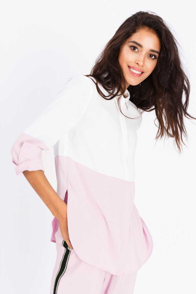 Блуза Favorini 11568 розовый - фото 1