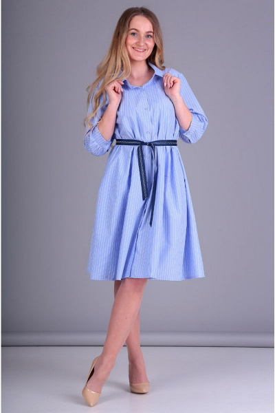 Платье Таир-Гранд 6545 голубой - фото 2