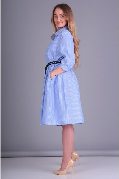 Платье Таир-Гранд 6545 голубой - фото 6