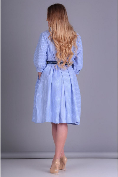 Платье Таир-Гранд 6545 голубой - фото 4