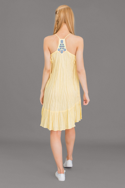 Платье Ружана 210-4 нежный-желтый - фото 3